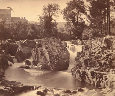 Llugwy vízesése, Pont-y-Pair, 1857. alkotó: Roger Fenton
