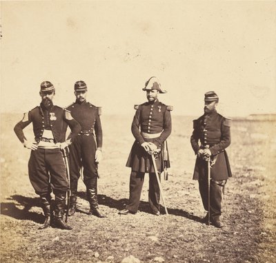 Bennet tábornok és törzsének tisztjei alkotó: Roger Fenton
