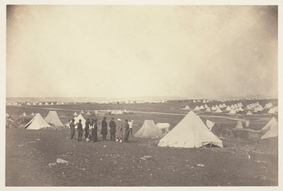 Bosquet tábornok negyede a Mackenzie Farm felé néz, 1855. alkotó: Roger Fenton