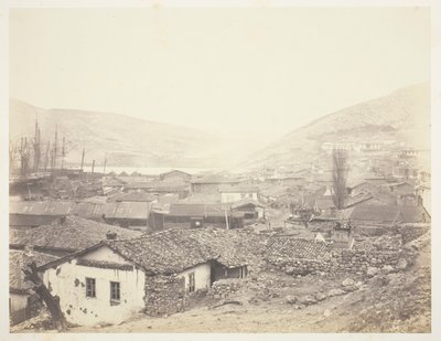 Balaklava általános látképe alkotó: Roger Fenton