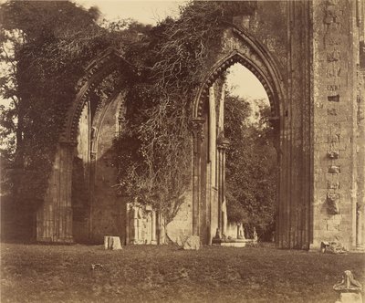 Glastonbury-apátság, az északi mellékhajó boltívei alkotó: Roger Fenton