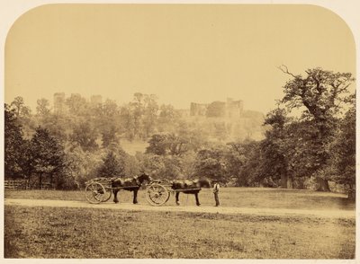 Hardwick Hall, a park felől alkotó: Roger Fenton