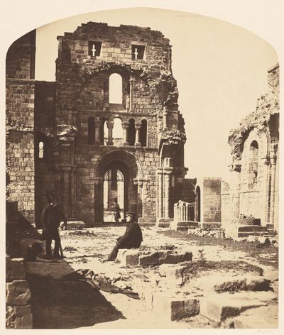 Belső tér, Lindisfarne kolostor, nyugati vég alkotó: Roger Fenton