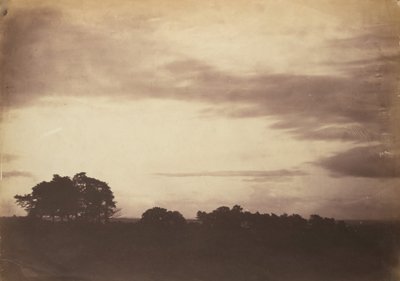 Táj felhőkkel, valószínűleg 1856. alkotó: Roger Fenton