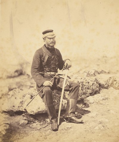 Lord Burghersh alezredes, C.B. alkotó: Roger Fenton