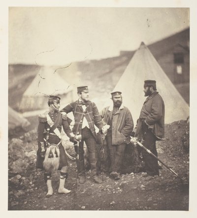 A 42. Highlanders ezred tisztjei alkotó: Roger Fenton
