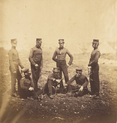 A 68. könnyűgyalogság tisztjei alkotó: Roger Fenton