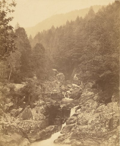 A Llugwynál, a Swallow-vízesés alatt. alkotó: Roger Fenton
