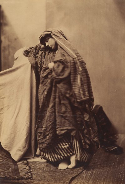 Orientalista tanulmány egy nőről, 1858. alkotó: Roger Fenton