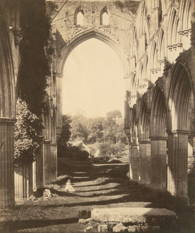 Rievaulx apátság, 1854. alkotó: Roger Fenton