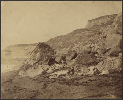 Rocken End (nyugatról nézve), Wight-sziget alkotó: Roger Fenton