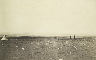 Sebastopol a Cathcart-hegyről, 1855. alkotó: Roger Fenton