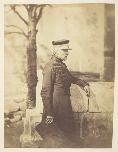 Sir Harry Jones (1791-1866), tábornok; főmérnök Szevasztopolban, helyszíni felvétel, Krím alkotó: Roger Fenton