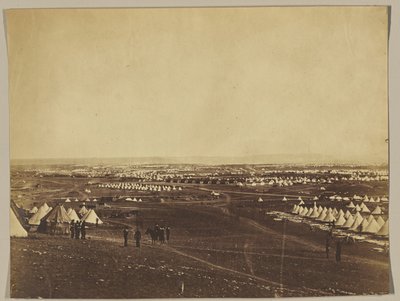 A Szevasztopol előtti szövetséges tábor alkotó: Roger Fenton