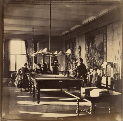 [A biliárdszoba, Mentmore House] alkotó: Roger Fenton