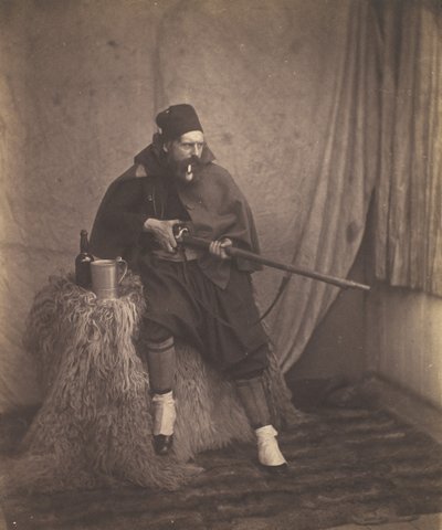 Zouave, 2. osztály, 1855. alkotó: Roger Fenton