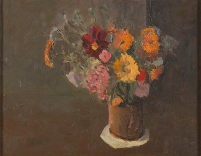 Csendélet (Michaelmas Daisies in a Pot Tankard) alkotó: Roger Fry