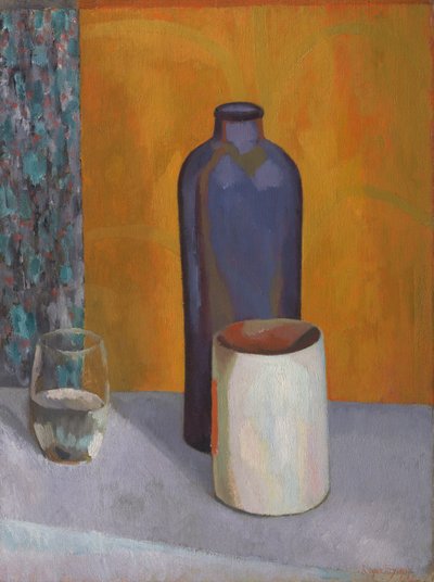 Csendélet kék üveggel alkotó: Roger Fry