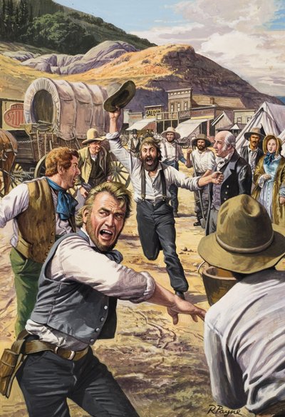 California Gold Rush (gouache, papír) alkotó: Roger Payne