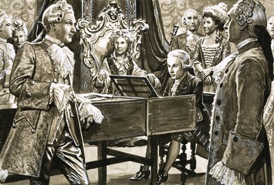 A zeneszerzők: (Mozart) alkotó: Roger Payne