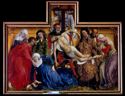 Pieta . The Deposition or Descent from the Cross alkotó: Rogier van der Weyden