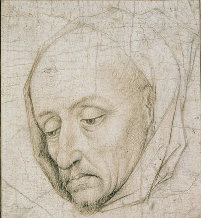 Tanulmány egy öreg ember fejéről, 15. század alkotó: Rogier van der Weyden