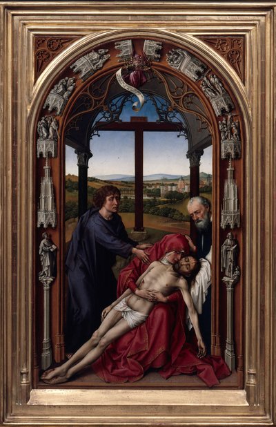 Miraflores Boldogasszony oltára, c. 1440 alkotó: Rogier van der Weyden