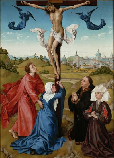 A keresztre feszítés A keresztre feszítő triptichon, c. 1440 alkotó: Rogier van der Weyden