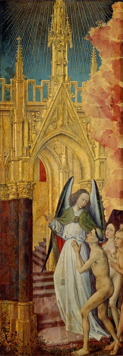 A jó lény a mennybe vezették, részlet Az utolsó ítélet c. 1451 (lásd: 20546-50 és 21041) alkotó: Rogier van der Weyden