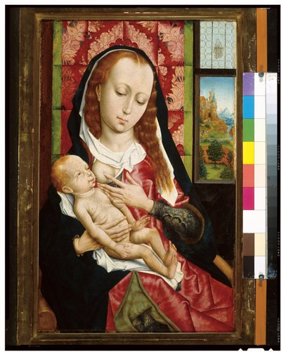 A Szűz és a Gyermek, 1480 körül alkotó: Rogier van der Weyden