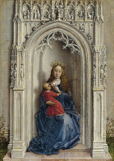 A Szűz és a Gyermek trónolt, kb. 1433 alkotó: Rogier van der Weyden