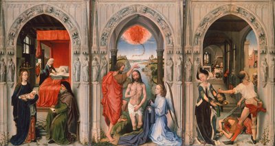 Rogier van der Weyden (1399-1464) Keresztelő triptichonja alkotó: Rogier van der Weyden