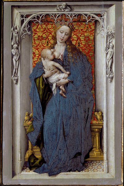 Szűz és gyermek (festmény alkotó: Rogier van der Weyden