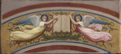 A Saint-François-Xavier templom vázlata: 1874 és 1876 között (olaj, gouache, akvarell, papír). alkotó: Romain Cazes