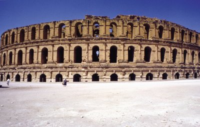 El-Djem amfiteátruma (Tunézia). alkotó: Roman