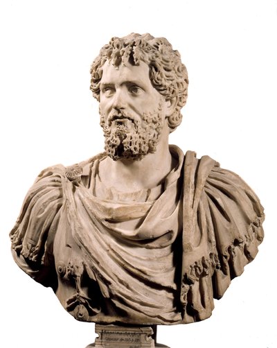 Art Rome: Septime Severe római császár mellszobra (i.sz. 193-211). Párizs, Musee du Louvre alkotó: Roman