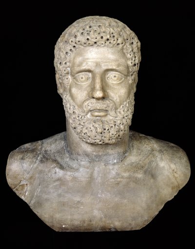 Herkules mellszobra (márvány) alkotó: Roman