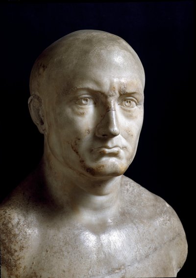 Afrikai Scipio mellszobra (márványszobor) alkotó: Roman