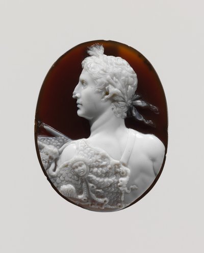 Augustus császár Cameo portréja, i.sz. 41–54 (szardonyx) alkotó: Roman