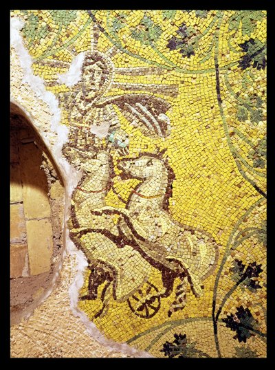 Héliosz Krisztus, a Szent Péter alatti prekonstantinusi nekropoliszból (mozaik) alkotó: Roman