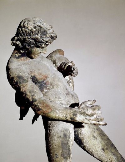 Egy faun részlete (bronz szobor alkotó: Roman