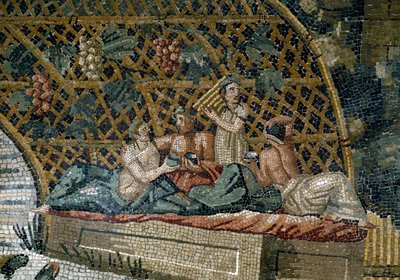 Preneste (Palestrina) nilotikus mozaikjának részlete Fortune Primigenia istenségének szentélyéből, ie 80 alkotó: Roman