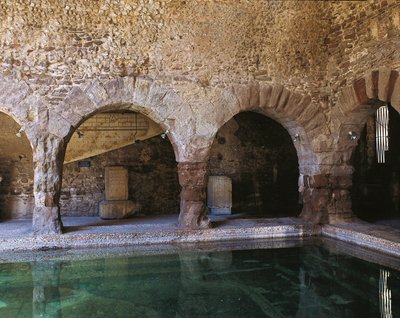 Frigidarium, Caldes de Montbui, Barcelona, ​​​​Spanyolország, Kr.e. 2-1. század (fotó) alkotó: Roman