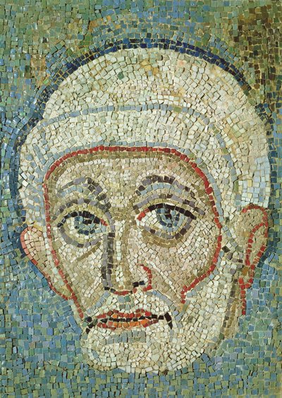 fej (mozaik) alkotó: Roman