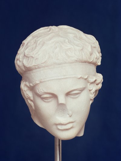 A Diadumenos feje (márvány) (lásd még: 293766) alkotó: Roman