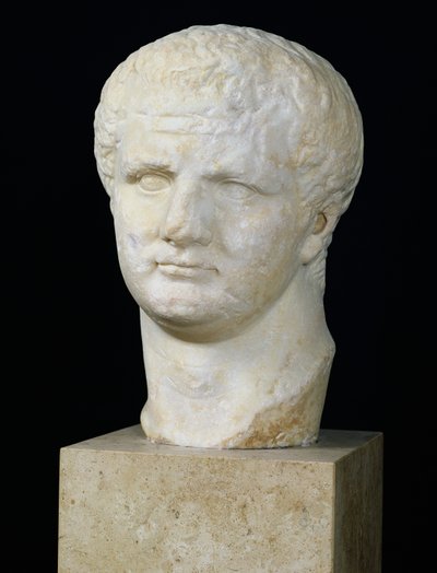 Titus feje (39-81) (márvány) alkotó: Roman