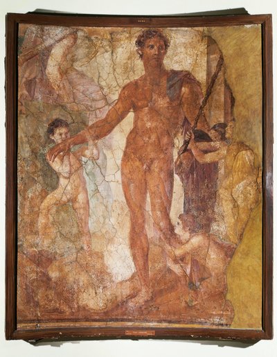 Olaszország, Campania, Ercolano-bazilika, Thészeusz megöli a Minotauruszt (freskó) alkotó: Roman