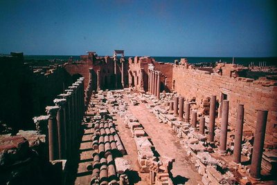 Leptis Magna, Labdah (mészkő) (fotó) alkotó: Roman