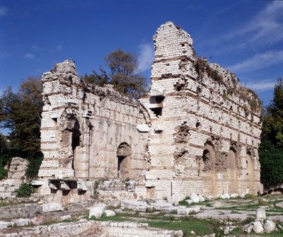 Tengeri Alpok: 3. századi római fürdő maradványai Nizza cimiez arénáiban. alkotó: Roman