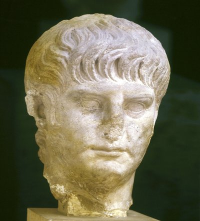 Neron császár fiatal (37-68) ábrázolása. Róma, Museo Nazionale Romano. alkotó: Roman